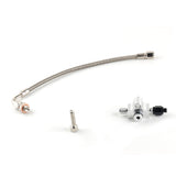 Low Mount 4AN Oil Feed Line Kit For BMW N54 3.0L 135i 335i 535i Single GT30R GT35R Ball Bearing