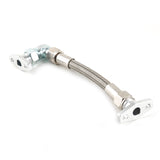 10AN Teflon Oil Drain Line For Mitsubishi Lancer EVO 4-9 w/ TD05 TD06 Series