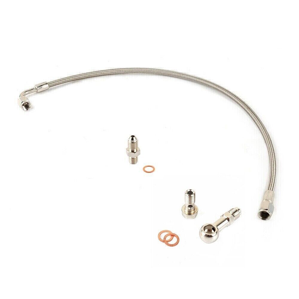 Turbo Oil Feed Return Line Kit for Nissan Patrol Y61 TD42 GU TD05H 16G Turbo Oil Feed Return Line Kit for Nissan Patrol Y61 TD42 GU TD05H 16G