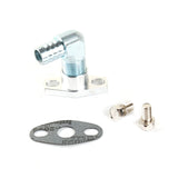 90DEG 5/8" Barb Oil Return Flange For Garrett GT25R GT28R GT30R TB25 TB28 T25 T28 & EFR 6255 6258 6758 Ball Bearing
