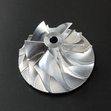 6+6 Billet Blade Compressor Wheel For IHI Mitsubishi RHV5 VT13 43.5/56mm