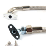 AN10 Oil Return Line Kit For Mitsubishi 6G72T 3000GT VR4 & TD04 Twin Turbo