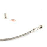 4AN 27.5" Top Mount Oil Feed Line w/ Filter For NISSAN CA180DET SR20DET w/ T3 T4 2.5mm