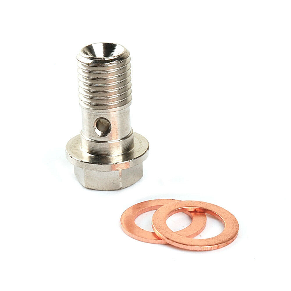 Oil Feed Bolt W/ Washers M12x1.25mm 2.5mm For EVO 1-9 TD05H & TD05HR Turbo