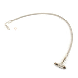 27.5" 4AN Universal Oil Feed Line M12 x 1.25mm pitch with 1.8mm restrictor For MHI TD04 TD05 TD06