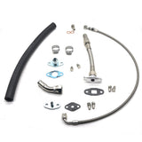 Top Mount Oil Feed & Return Line For TOYOTA 1JZ 2JZ engine with Garrett T3 T4 T04Z