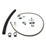 AN4 Ölzuleitung &amp; 3/4"-Ablassflansch-Kit für RB20DET und RB25DET mit serienmäßigem Nissan T3-Turbolader