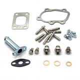 Turbo Gasket & Adapter Kit For Garrett GT25R GT28R Ball Bearing 5 Bolt 743347-0002