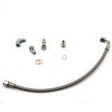 4AN AN4 Oil Feed Line For Ford Focus MK3 ST Ecoboost 2.0L Engine with Garrett GT28R GT29R GT30R ball bearing turbo