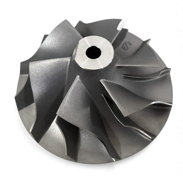 6+6 Cast Compressor Wheel For Garrett T3/T4 T04E 2.23"/2.95" / Trim 57 / 442476-0014