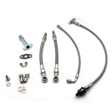 Universal Oil Water Kit with Filter for Garrett GT25 GT28 G25 G30 Ball Bearing Turbo  40" oil feed line
