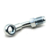 45DEG AN-6 M12 / 12mm Long Neck Banjo Fitting