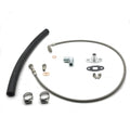 4AN Oil Feed & 3/4" Inside Diameter Soft Hose Return Line For Holset HX35 HX40 HX50 On Nissan RB25DET