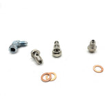 4AN AN4 Oil Feed Line For Ford Focus MK3 ST Ecoboost 2.0L Engine with Garrett GT28R GT29R GT30R ball bearing turbo