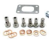 Oil & Water Line Kit w/Gasket For SAAB 9-3 / 9-5 B253R 1998-2002 GT17 to TD04HL 15T 19T Series
