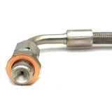 Universal Oil Water Line Kit For Garrett GT25 GT28 GT30 Ball Bearing 90Deg 1/2" Pipe