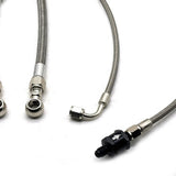 Universal Oil Water Kit with Filter for Garrett GT25 GT28 G25 G30 Ball Bearing Turbo  27.5" oil feed line