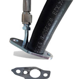 4AN Oil Feed & 3/4" Soft Hose Return Line For Toyota Land Cruiser 12HT HJ61 4.0L Diesel with CT26 Turbo