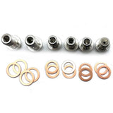 Oil & Water Line Kit w/Gasket For SAAB 9-3 / 9-5 B253R 1998-2002 GT17 to TD04HL 15T 19T Series