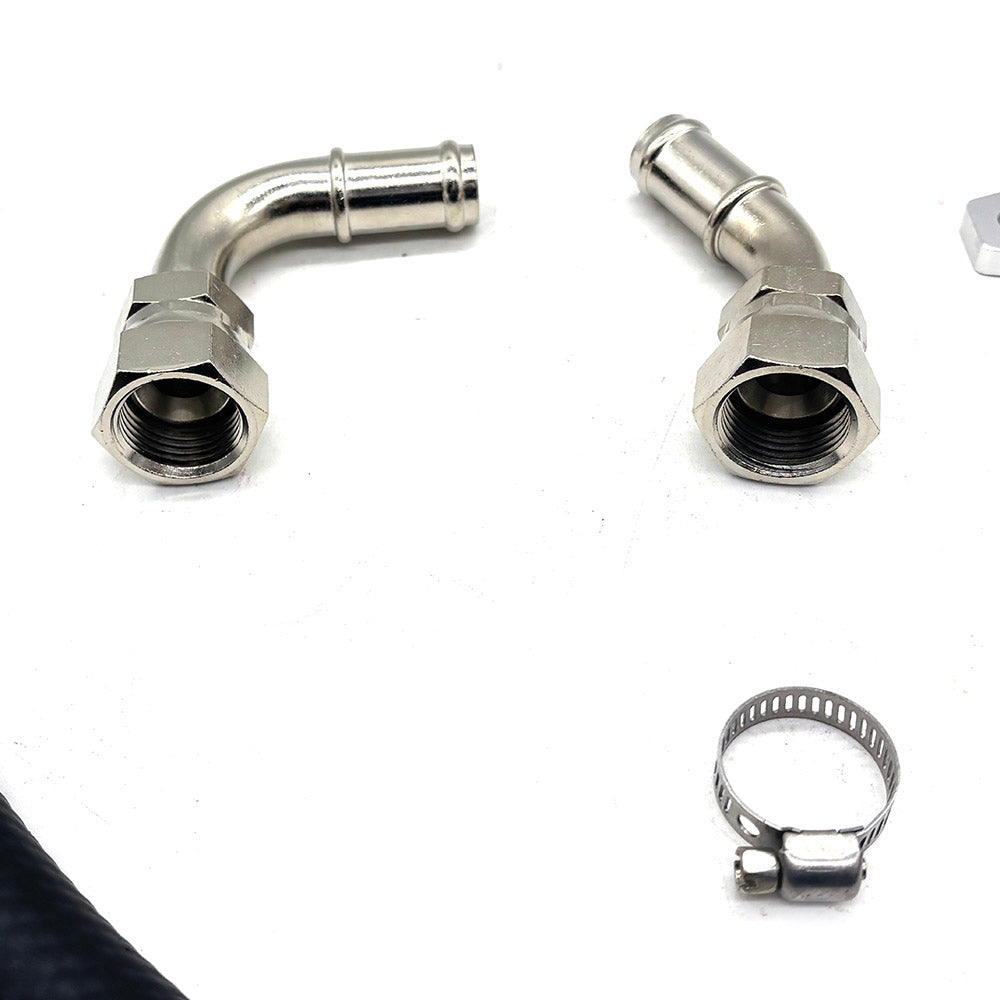 4AN Ölzuleitung &amp; 5/8"-Rücklaufleitung AUDI VW 1.8T A4 A6 A8 AEB ANB APU K03-029 K04-015