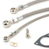 6AN Oil & Water Line Kit Fits RB20DET RB25DET w/ stock Nissan RB25DET Turbo TOP MOUNT