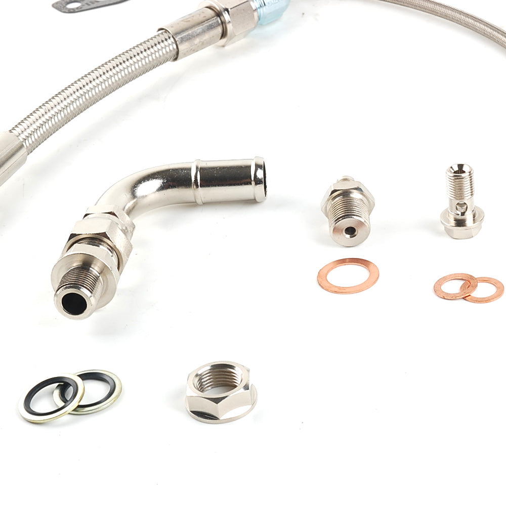 Turbo-Ölrücklaufleitungssatz für TOYOTA 3S-GTE 3SGTE MR2 Rev 1 2 3 mit CT26