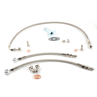 Oil Water Line kit Fit 4B11T Lancer EVO X 10 with Garrett Ball Bearing Series