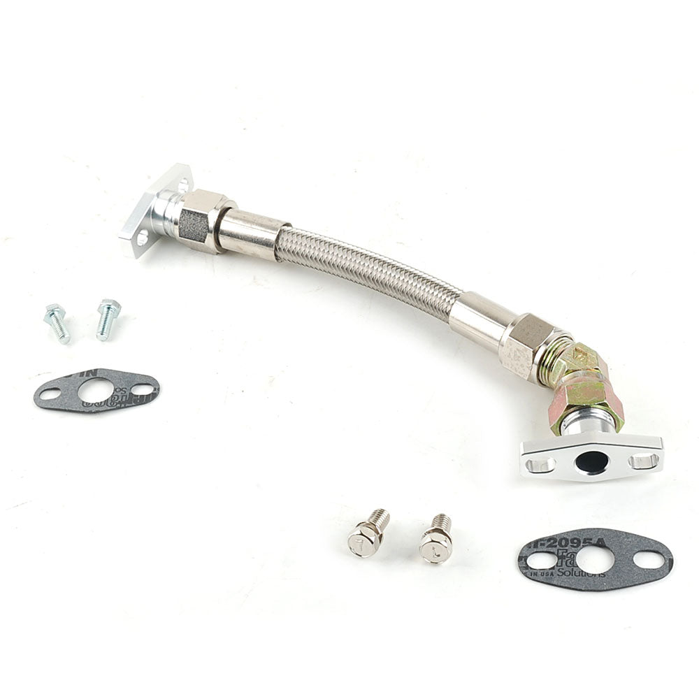 10AN Ölablaufleitungssatz für DSM 1G 2G Motor mit Garrett Kugel- und Gleitlager