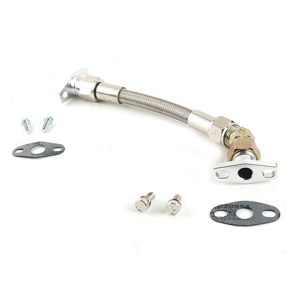 10AN Ölablaufleitungssatz für DSM 1G 2G Motor mit Garrett Kugel- und Gleitlager