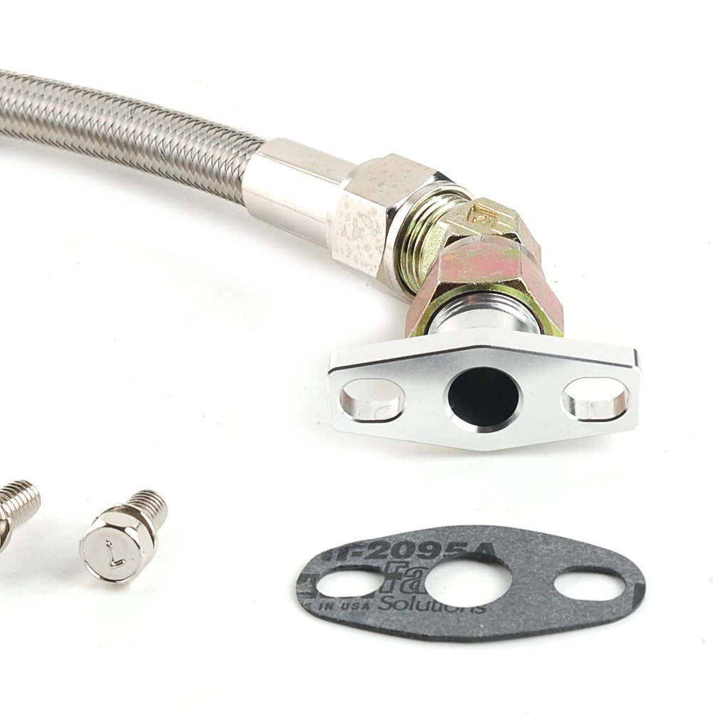 10AN Ölablaufleitungssatz für DSM 1G 2G Motor mit Garrett Kugel- und Gleitlager