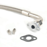 AN10 Oil Drain Line For VW Audi A4 1.8T Quattro & VW Passat 06B145735A 06B145735B 06B145735F