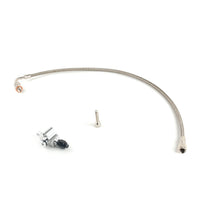 TOP Mount 4AN Oil Feed Line Kit For BMW N54 3.0L 135i 335i 535i Single GT30R GT35R Ball Bearing