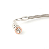 TOP Mount 4AN Oil Feed Line Kit For BMW N54 3.0L 135i 335i 535i Single GT30R GT35R Ball Bearing