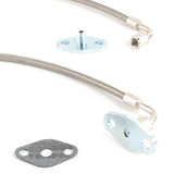 4AN Oil Feed Line For Nissan VG30DET with Twin Turbo Garrett T3/T4 & Greddy T67