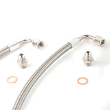 6AN Top Mount Oil Water Line For AUDI VW 1.8T Transverse 1998-2005 with GT28R GT30R