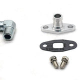 AN4 Ölzuleitung &amp; 3/4"-Ablassflansch-Kit für RB20DET und RB25DET mit serienmäßigem Nissan T3-Turbolader