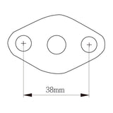 Oil feed 4AN & return 10AN Flange For Garrett G-Series G40 G42 G45