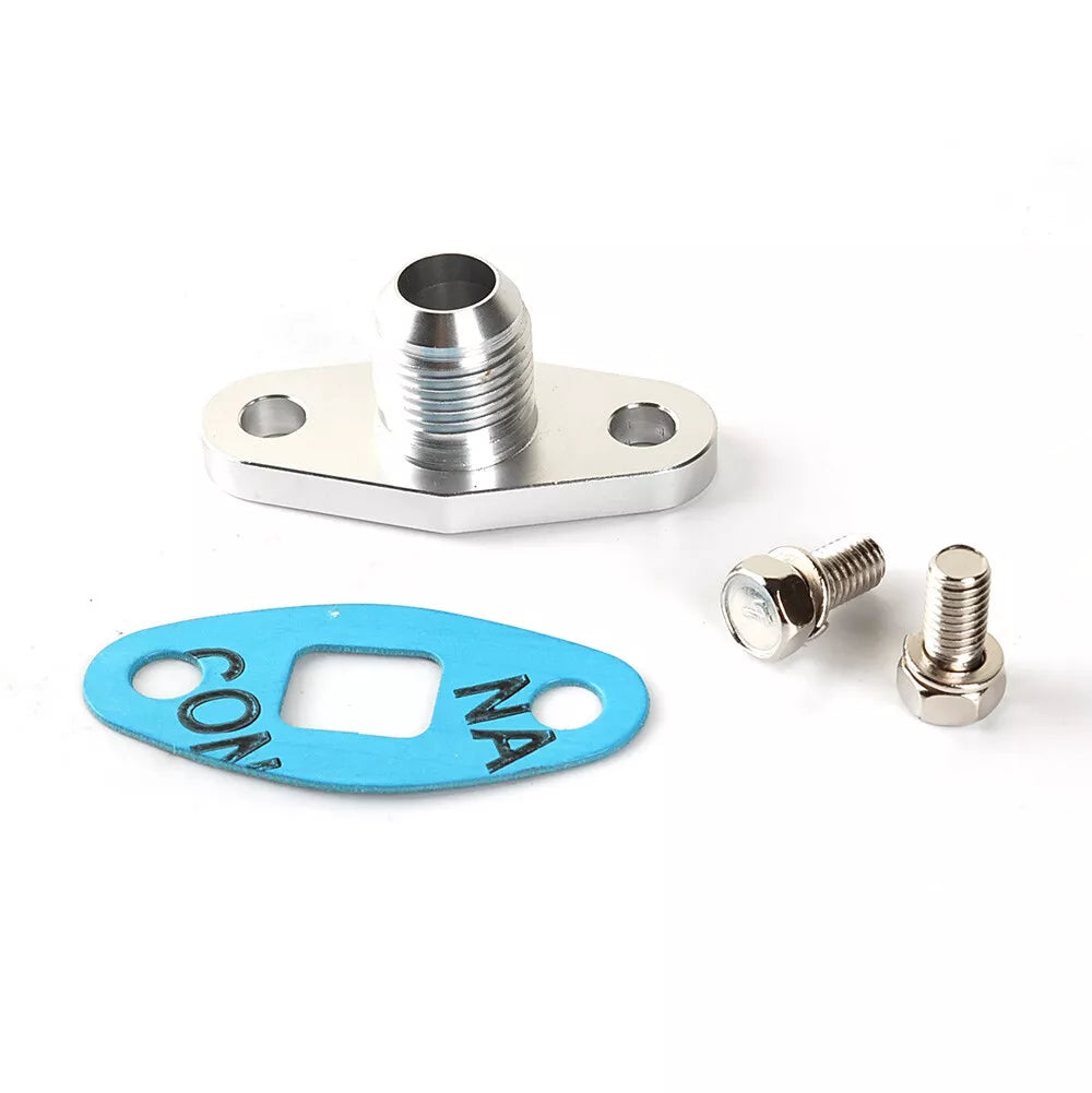 DIY 10AN AN-10 Oil Return Drain Line For VOLVO 740 940 B230 B234FT with Garrett T3 T4 Series