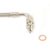 4AN Oil Feed Line w/ Filter for Honda B16 B18 D15 D16 GT25 GT28 GT30 GT3540 GT3582 Ball Bearing