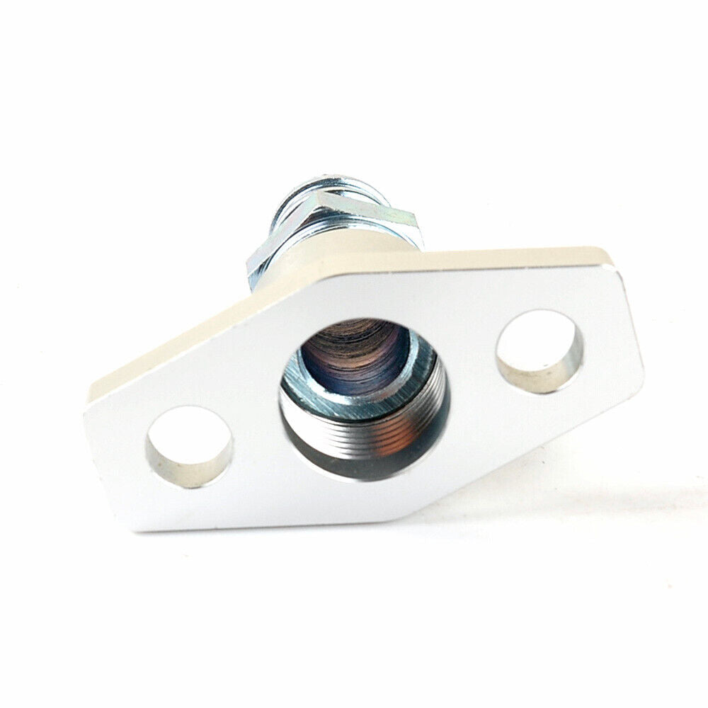 5/8" Barb Aluminum Oil Return Flange For Garrett GT25R GT28R GT30R Turbos