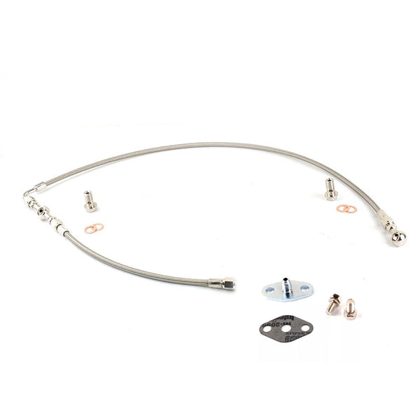 4AN AVCS Oil Feed Line For SUBARU Impreza 2002~2006 WRX / 2004~2014 STI with Garrett T3 T4 or Greddy T67