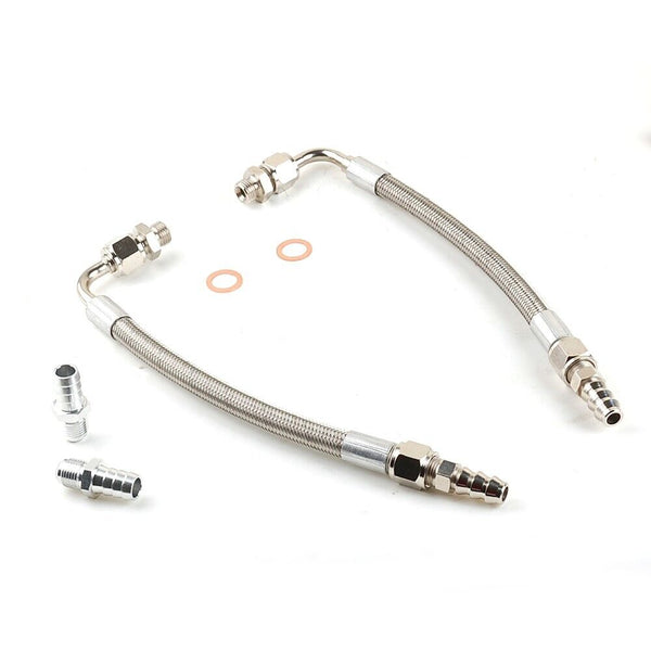 Water Line Kit AN6 to M16 16mm 1.5mm Pitch Adapter For Garrett T3 TB03 SAAB TE05-12B BorgWaner K26-6720