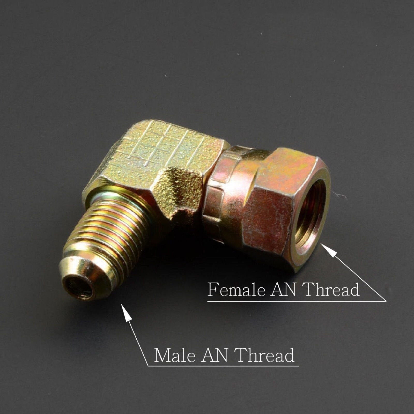 Adapter Kit 6AN M14x1.5mm For Garrett T25 T28 GT25R GT28R GT30R M14x1.5mm w/ 6AN Adapter