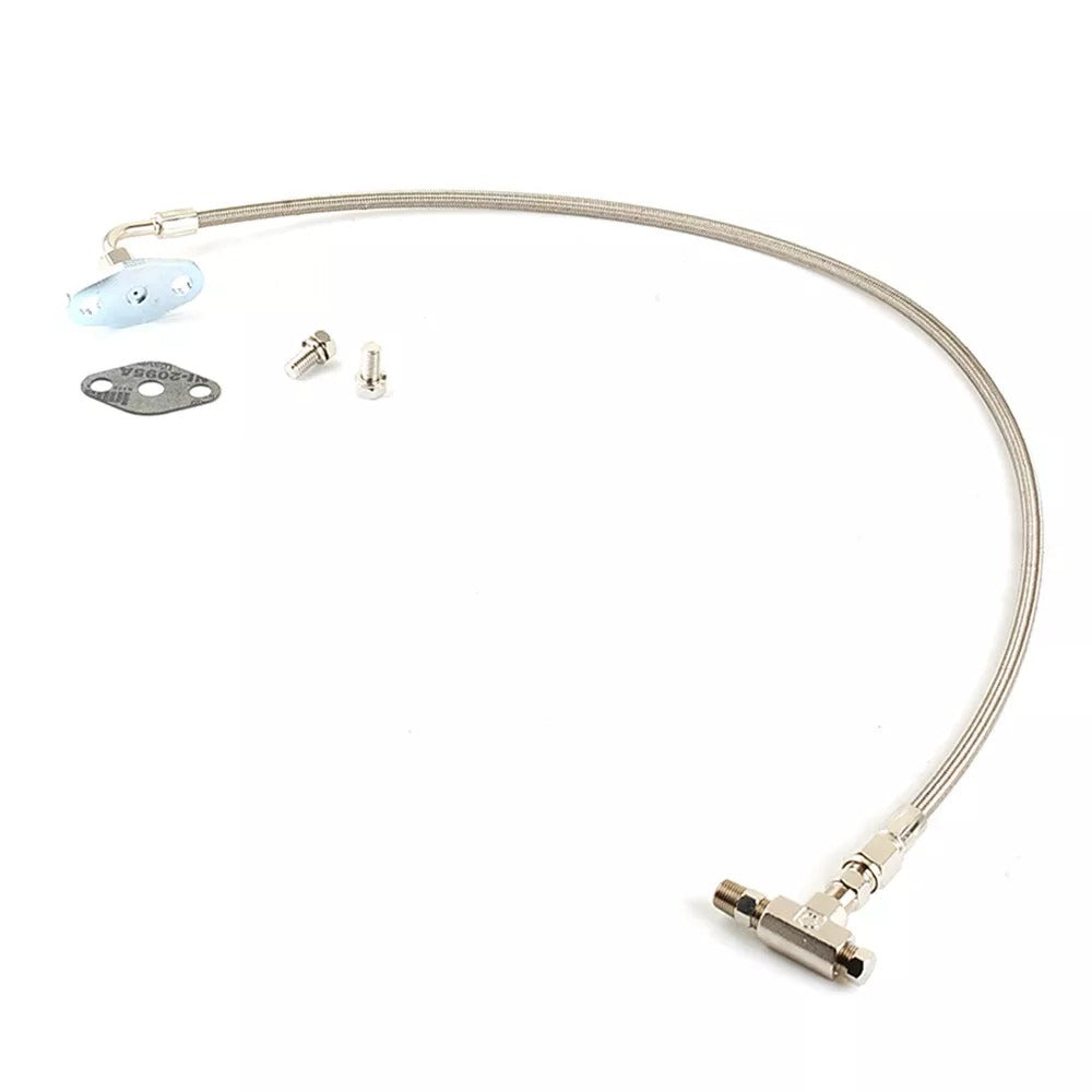 4AN AN-4 40" Universal Oil Feed Line For Garrett T3,T4 T04B,TD04E & Precision 5858 6262 6266 6766 7175 7675 Journal Bearing