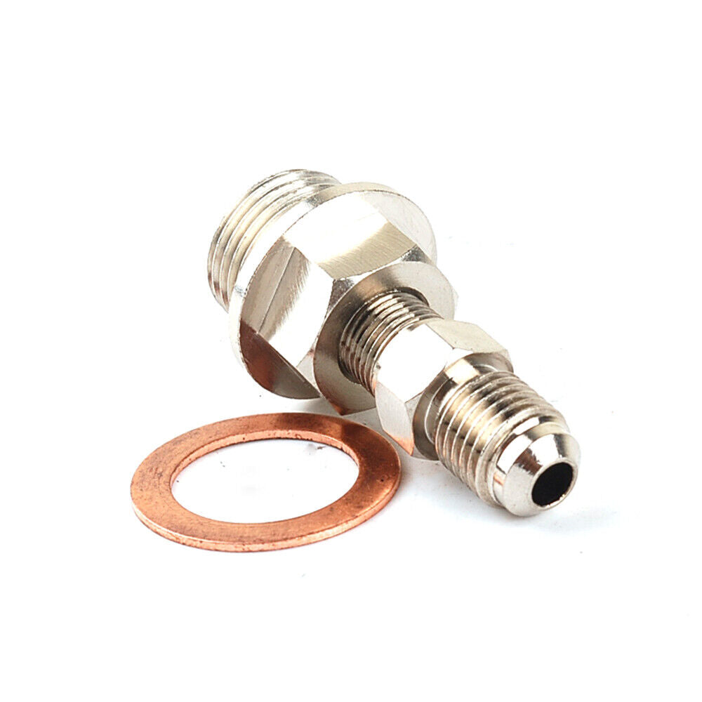 Adapter Plug 18mm x 1.5 to 4AN For TOYOTA Turbo 3SGTE ST165 Celica Gen 1 & 2