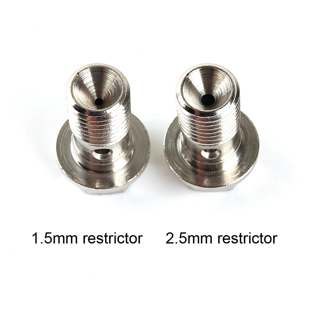 Oil Feed Bolt Kit M12 12mm with 2.5mm restrictor hole for GMC LB7 IHI RHG6 VIDR 9772074