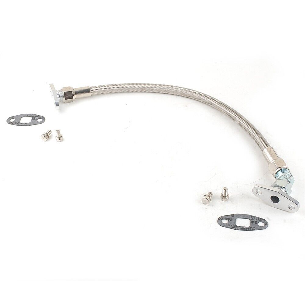 Ölablauf-/Rücklaufleitung aus Teflon, 20 Zoll lang, für Garrett TB25, TB28, GT25, GT28, T25, T28