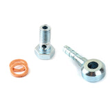 Banjo Bolt with Barb Fitting M8 8mm x Pitch 1.0mm to 1/4"(6.35mm) Barb