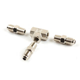 Removable 4AN 3 Way Tee-Fitting Oil Fuel Water Fluid Air Line or Gauge