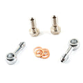 1 Pair 3AN AN-3 M10 10mm Banjo Bolt Kit for Motorcycle Caliper Master For Honda Kawasaki Harley-Davidson